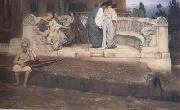 Alma-Tadema, Sir Lawrence An Exedra (mk23) china oil painting reproduction